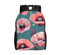 SDFHU Pastel Poppies Print Stylish Travel Backpack for Adults Lightweight Hiking Rucksack Work Business Trips