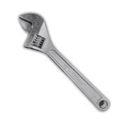 SDFIXINGS Heavy Duty Adjustable Wrench Tools 6"/ 8"/10"/ 12"/15" Wide Jaw Opening Shifter Spanners Durable Drop-Forged Carbon Steel Spanner with Hanging Hole (15" - 375mm)