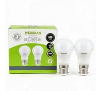 SDFIXINGS LED A60 B22 Bayonet Cap Light Bulb 6.5W 40W Equivalent 600 Lumens - Cool Daylight 6500K / Warm White 3000K Opal GLS Lamp Non-Dimmable Energy Saving 25,000 Hours - Pack of 2 (Cool White)