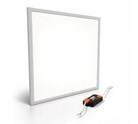 SDFIXINGS LED Ceiling Light 36W Square Panel 4000K Cool White 3200LM Bright Indoor Light for Office, Kitchen, Bedroom, Hallway, Living Room, Ultra-Slim 595x595x32mm Flush Mount Fixture (Pack 1)