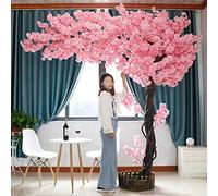 SDFsdfdS Floral fabric, Silk Plants Artificial Cherry Blossom Flowers Home Wedding Party(2 * 2米/78 * 78in)