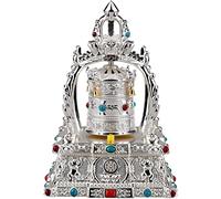 SDFsdfdS Solar-powered prayer wheels, TableTop Ornaments