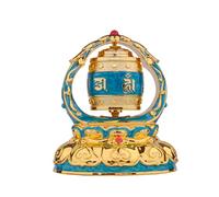 SDFsdfdS Solar-powered prayer wheels, TableTop Ornaments