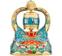SDFsdfdS Solar-powered prayer wheels, TableTop Ornaments(C)