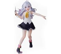 Sdfsed 20cm Wandering Witch: The Journey of Elaina Anime Action Figure PVC Toy Character Model Decoration Statue Gifts Collectibles