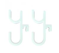 SDFSJJHB 2 PCS Car Umbrella Holder Hook,for VW Golf 7 GTI/GTD/TCR/R R-Line 2012-2020, Car Seat/Trunk Umbrella Holder Waterproof Backseat Storage Hook Anti Drip Hanger,White