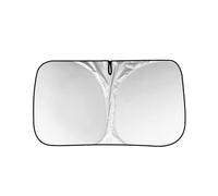 SDFSJJHB Car Windscreen Sun Shade,for Ford Fiesta MK7 2008-2016,Foldable Reflective Sunshade UV Protection Front Window Sun Visor Cover Heat Insulatio,145 * 80CM