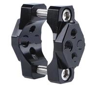 SDFUBO Alloy Motorcycle Stent 17-32mm Bracket Bumper Clamp Auxiliary Spotlight Headlight Mount Clip Light Phone GPS Handlebar Holder