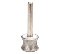 SDFUBO Concave Diamond Abrasive Grinding Wheel Glass Round Burr Drill Bits 2mm-12mm For Bracelet Ring Jade Carving Polishing .0306