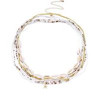SDFWGG Women's Multi-Layer Bohemian Shell Belly Belt Chain Bikini Belly Jewelry for Beach Holiday Festival, Eine Grösse, 1, Agate