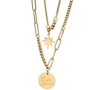 SDFXCDR choker necklaces for women，Hip Hop Street The Brightes Star Charms Chain Choker Necklace For Women Ins Hot Fashion Trend Jewelry，gift