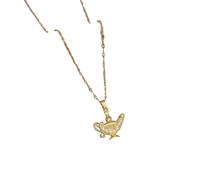 SDFXCDR choker necklaces for women，Magic Lamp Crystal Necklace Jewelry Kids Cartoon Goid Pendant Vintage Long Chain Necklaces Women，gift
