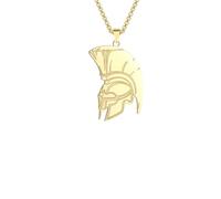 SDFXCDR choker necklaces for women,Mens Ancient Greek God Spartan Warrior Pendant Gladiator Necklace Women Mythology Spartan Helmet Charm Neck Chain Amulet Jewelry,gift