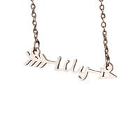 SDFXCDR Custom Arrow Name Pendant Necklacefor Women Personalized Jewelry Couple Necklace Valentine's Day Gifts