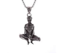 SDFXCDR men necklace chain friendship Holy Sword Female Warrior Pendant Sm Beam Goddess Necklace Personalized Men and Women Hip Hop Rock Jewelry gift