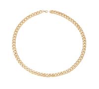 SDFXCDR men necklace chain friendship Simple Cuban Chain Necklace for Men Gold Color/Black Metal Aluminium Chain On The Neck Choker Jewelry Party Male DIY Gift gift