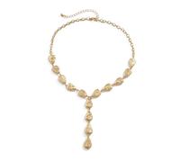 SDFXCDR men necklace chain friendship Y-Shaped Long Tassels Necklace for Women Punk Plastics Water Drop Pendent Necklace Lady Neck Jewelry Party Ornament gift