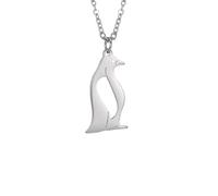 SDFXCDR mens chain necklace Arctic Penguin Necklace For Women Silver Color Pendant Necklace Engagement Jewelry Gift teachers gifts