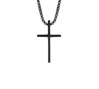 SDFXCDR mens chain necklace Basic Cross Necklaces for Men Boys Waterproof Cross Pendant Collar Christian Prayer Religious Gift Jewelry teachers gifts