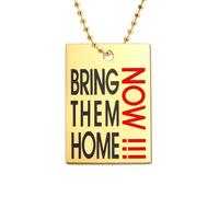 SDFXCDR mens chain necklace Bring Them Home Anti-war Pendant Necklace For Women Men Jewelry Friend Gift teachers gifts