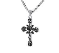SDFXCDR mens chain necklace Christian Cross Trend Classic Pendant Women Men's Crisscross Necklaces Jewelry Gifts teachers gifts