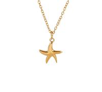 SDFXCDR mens chain necklace Cute Starfish Necklace Gold Color Charm Choker For Women Girl Birthday Jewelry Mother Gift teachers gifts