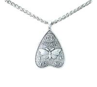 SDFXCDR mens chain necklace Punk Rock Ouija Goodbye Yes Or No Death Moth Heart Pendant Necklace For Men Women Vintage Jewellery Gifts teachers gifts