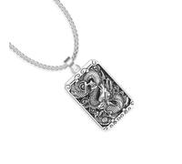 SDFXCDR men's necklace，A retro, high-end dragon pendant necklace for men, suitable for casual, chic, and versatile outfits.