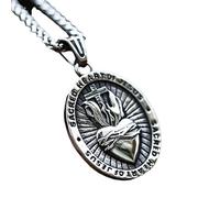 SDFXCDR mens necklace Classic Christian Sacred Heart of Necklace For Men Women Catholic Religious Cross Pendant Jewelry Gifts teachers gifts