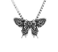 SDFXCDR mens necklace European and American Temperament Jewelry Men and Women Necklace Butterfly Pendant Couple Gift teachers gifts
