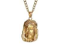 SDFXCDR mens necklace Exquisite Christ The Savior Necklace Men Women Religious Prayer Lucky Amulet Jewelry teachers gifts