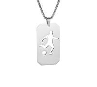 SDFXCDR mens necklace Hollow Football Pendant Necklace Men's Punk Trend Hip Hop Casual Jewelry Gift teachers gifts