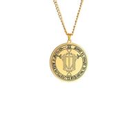 SDFXCDR men's necklace，Honor and Riches Talisman Pentacle Pendant Necklace for Men Women Solomon Amulet Jewelry