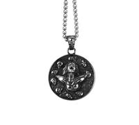 SDFXCDR mens necklace Mens Necklace Shou Pendant With Lot Skull Retro Gothic Punk Style Monster Skull Jewelry Man Gift teachers gifts