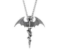 SDFXCDR mens necklace New Vintage Pterodactyl Shape Pendant Necklace Hip Hop Biker Animal Party Jewelry Male Fashion Gifts teachers gifts