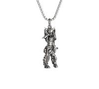 SDFXCDR mens necklace Retro Motorcycle Cool Girl Pendant Necklace Cowboy Men and Women Motorcycle Hip Hop Rock Accessories Jewelry Gifts teachers gifts
