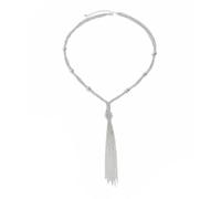 SDFXCDR men's necklace，Simple Y-shaped Tassel Necklace Iron Chain Woman Cool Style Multi-layer CCB Beads Collarbone Chains Fashion Jewelry