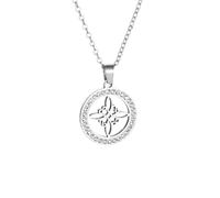 SDFXCDR mens necklace Stylish Crystal Zircon Irish Witchcraft Celtic Knot Pendant Necklace for Men Women Slavic Lucky Amulet Jewelry teachers gifts