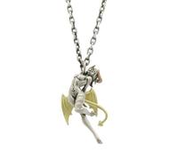 SDFXCDR mens necklace Trendy Fallen Angel Pendant Necklace Devil Wings Necklace Men and Women Hip Hop Punk Jewelry Couple Gift teachers gifts