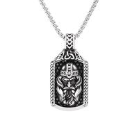 SDFXCDR mens necklace Viking Rune Necklace for Men - Celtic Knot Warrior Pendant, Norse Retro Jewelry Gift Gothic Nordic Amulet Accessories teachers gifts