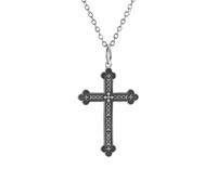 SDFXCDR mens necklace Vintage Christian Prayer Cross Pendant Necklace for Men's Punk Religious Amulet Jewelry teachers gifts