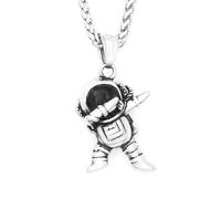 SDFXCDR mens necklace Vintage Spaceman Astronaut Pendant Necklaces For Men Women Punk Fashion Party Couple Jewelry Creativity Gifts teachers gifts