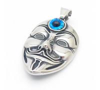 SDFXCDR mens necklace Vintage turquoise Flying Eagle Hanging personality trend pendant Flying Devil's Eye Mask Cross Man teachers gifts