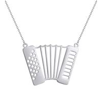 SDFXCDR Men's necklace women Accordion Musical Instruments Classic Symphony Pendant Necklace For Women Vintage Jewelry Necklace