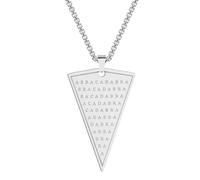 SDFXCDR Men's necklace women Cabalistic Abraxas Abracadabra Pendant Necklace For Men Male Magic Occult Esoteric Amulet Jewelry Necklaces