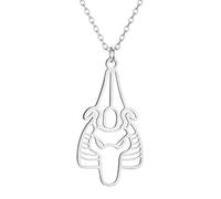 SDFXCDR Men's necklace women Egyptian Necklace Judge of the Dead Egypt Jewelry Osiris Necklace Egypt Zodiac God For Men Women