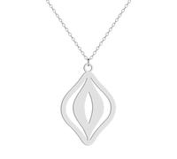 SDFXCDR Men's necklace women Feminist Vagina Necklace Women Female Feminist Pussy Vulva Jewelry Feminism Equality Pride Geometric Jewelry