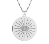 SDFXCDR Men's necklace women Necklaces Men Women Korean Sun Sunshine Pendant Necklace Choker Jewelry Best Gift