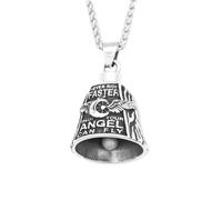 SDFXCDR Men's necklace women New Vintage Motorcycle Bell Pendant Necklaces For Men Punk Biker Trend Lucky Amulet Jewelry Gifts Dropshipping