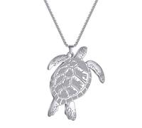SDFXCDR Men's necklace women Sea Turtle Tortoise Necklaces Ocean Sea Animal Pendants For Women Men Jewelry Lover's Gift